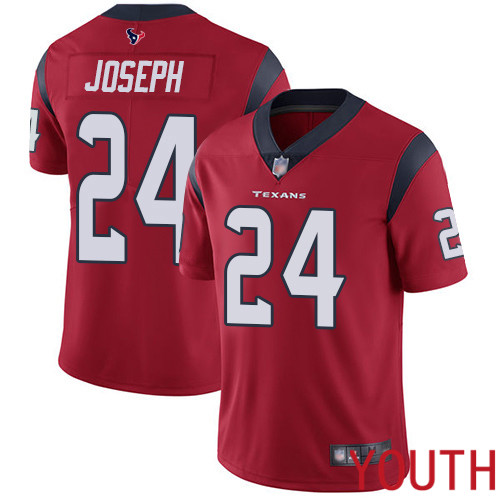 Houston Texans Limited Red Youth Johnathan Joseph Alternate Jersey NFL Football 24 Vapor Untouchable